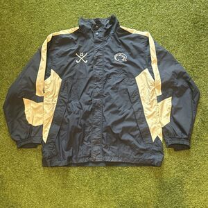 VTG Penn State Nittany Lions NCAA Colosseum Barrier Wind Navy  Zip Jacket Large